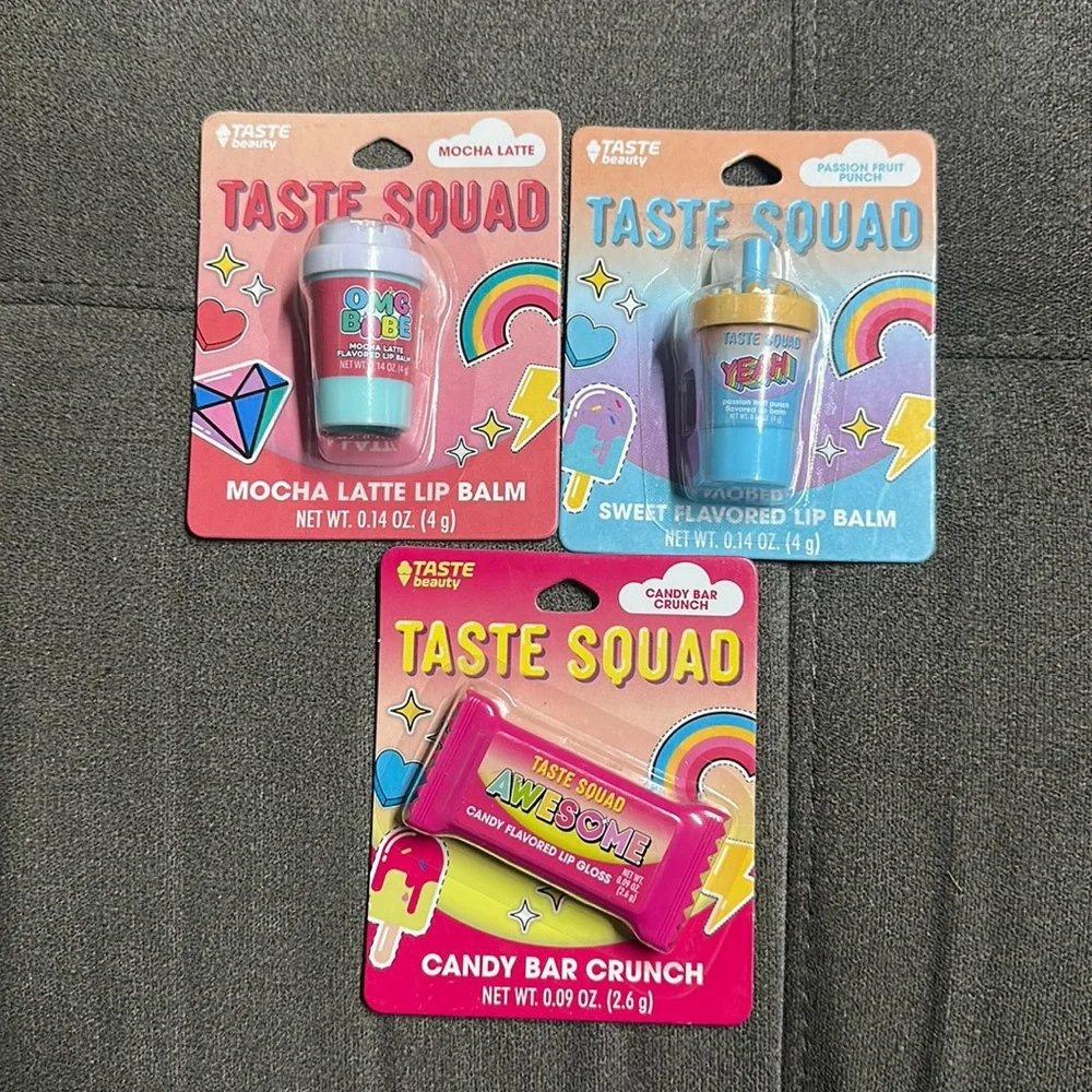 🍭🍭Taste Squad Flavored Lip Balm/ Gloss Set🍭🍭